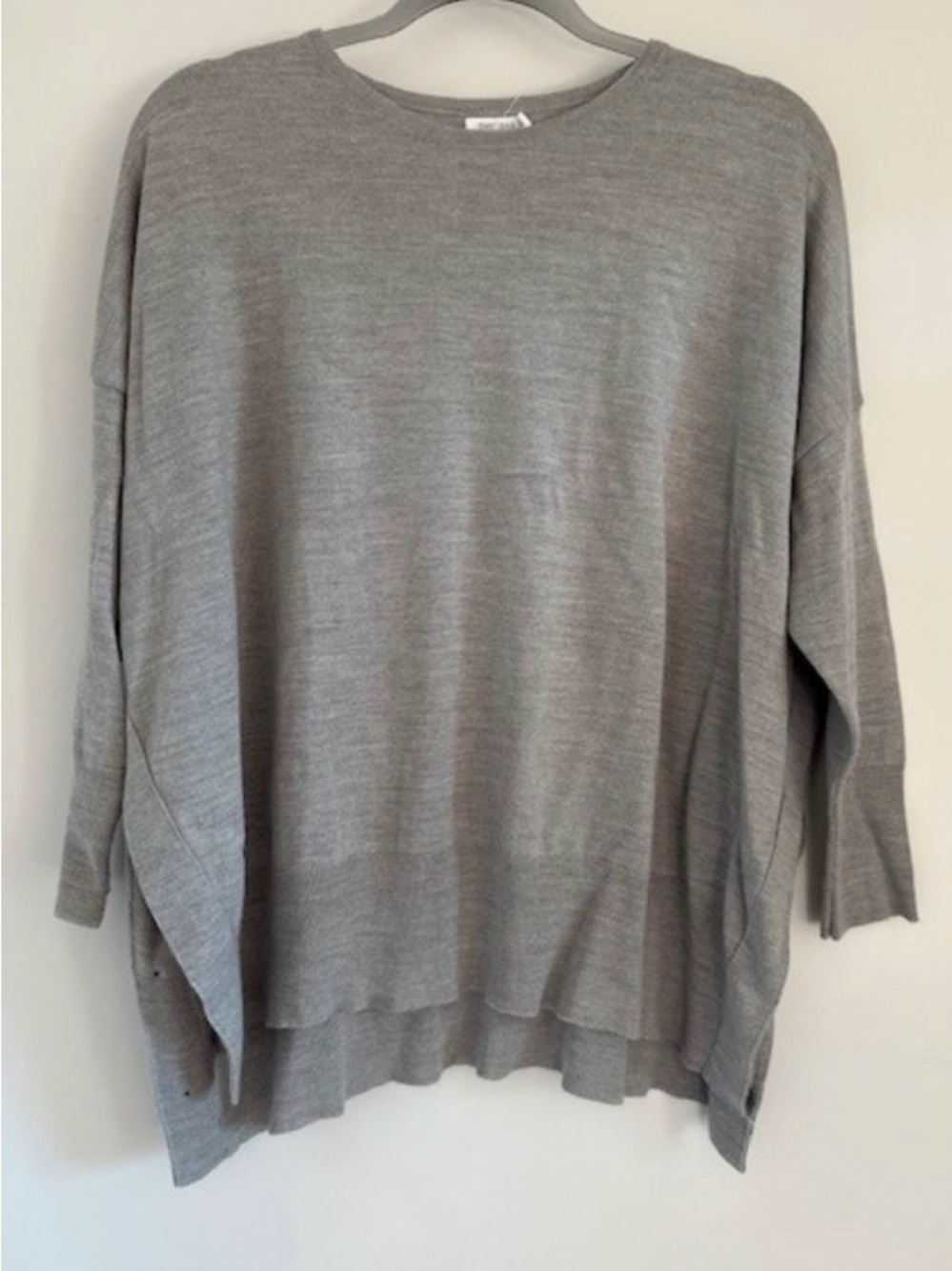 Mersea Sweater - Gray with Navy - Picture 3 of 4